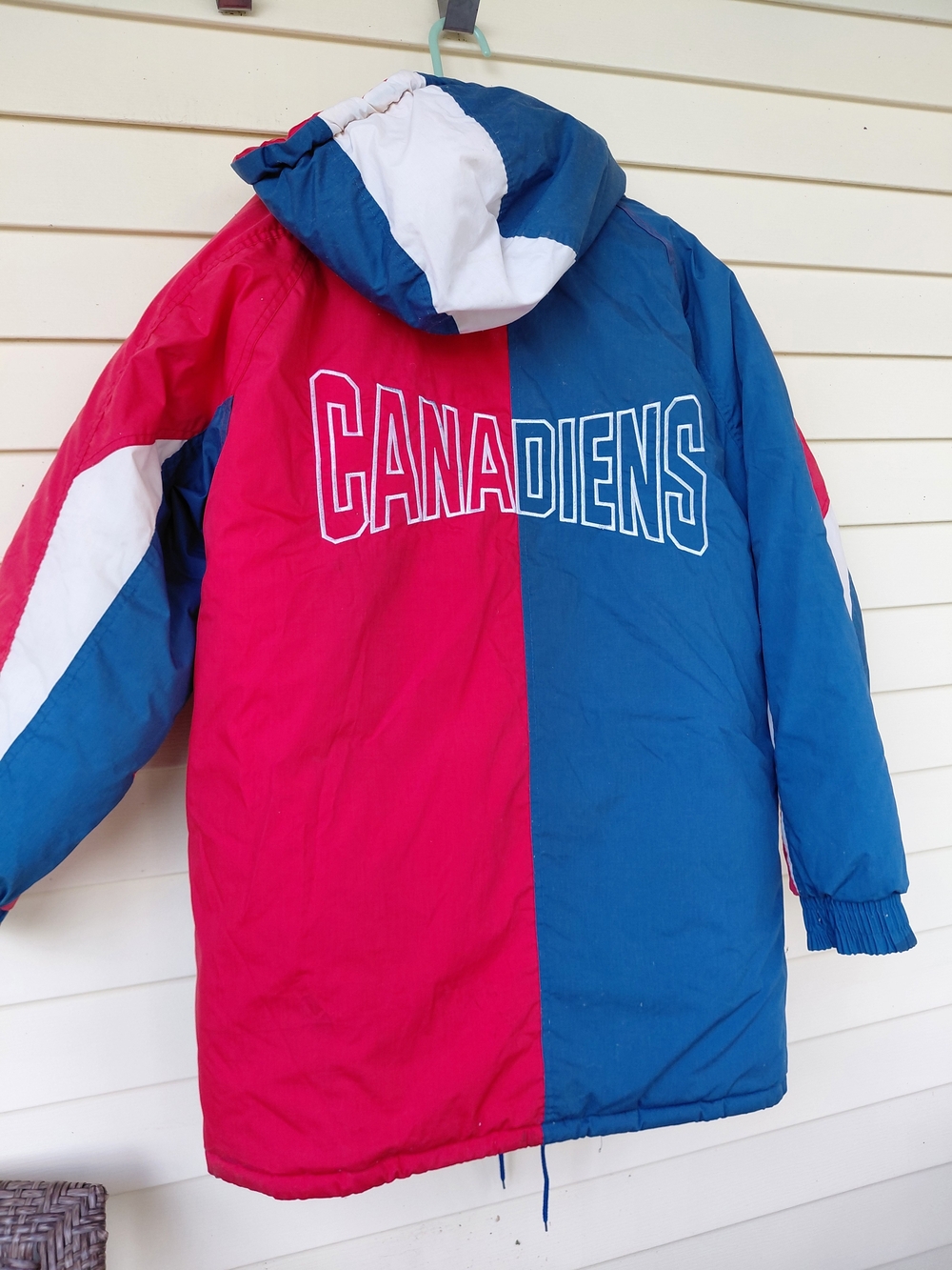 Vintage Montreal Canadians Puffer Jacket Mens XL